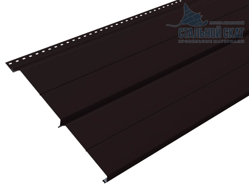 Фото: Сайдинг Lбрус-XL-Н-14х335 (VALORI-20-DarkBrown-0.5) в Ивантеевке