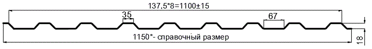 Фото: Профнастил оцинкованный МП20 х 1100 (ОЦ-01-БЦ-0.65) в Ивантеевке