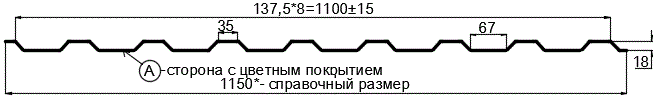 Фото: Профнастил МП20 х 1100 - A (ECOSTEEL-01-Кирпич-0.5) в Ивантеевке