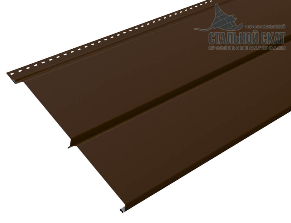 Фото: Сайдинг Lбрус-XL-14х335 (VALORI-20-Brown-0.5) в Ивантеевке