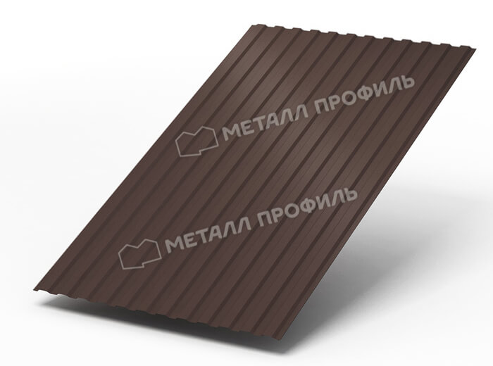 Профнастил МП10 х 1100 - A (ПЭ-01-8017Color-0.4±0.08мм) в Ивантеевке