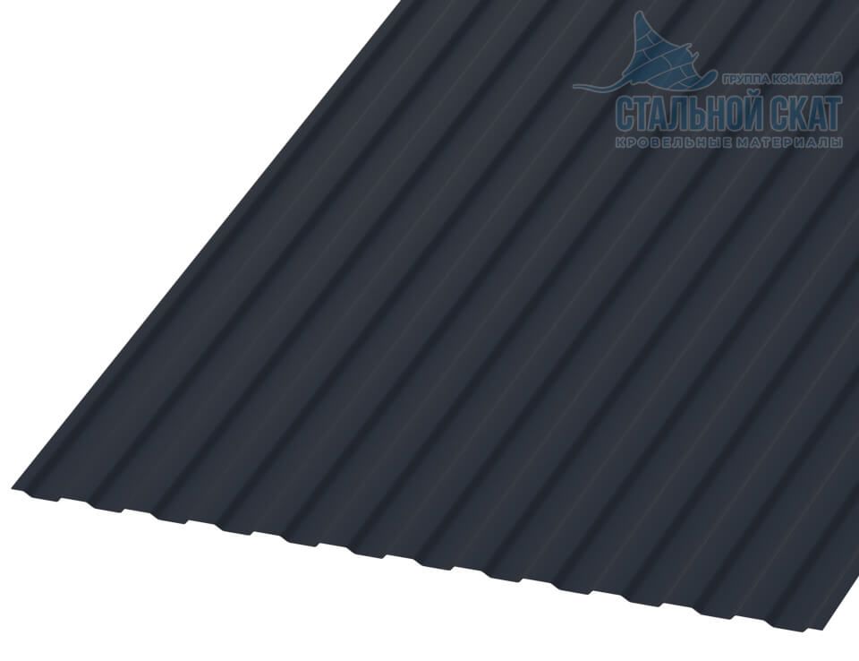 Профнастил МП10 х 1100 - B (ПЭ-01-7024-0.4±0.08мм)