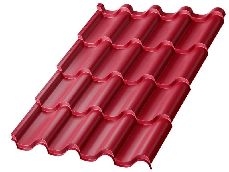 Металлочерепица МП Монтерроса-S NormanMP (ПЭ-01-3005-0.5)