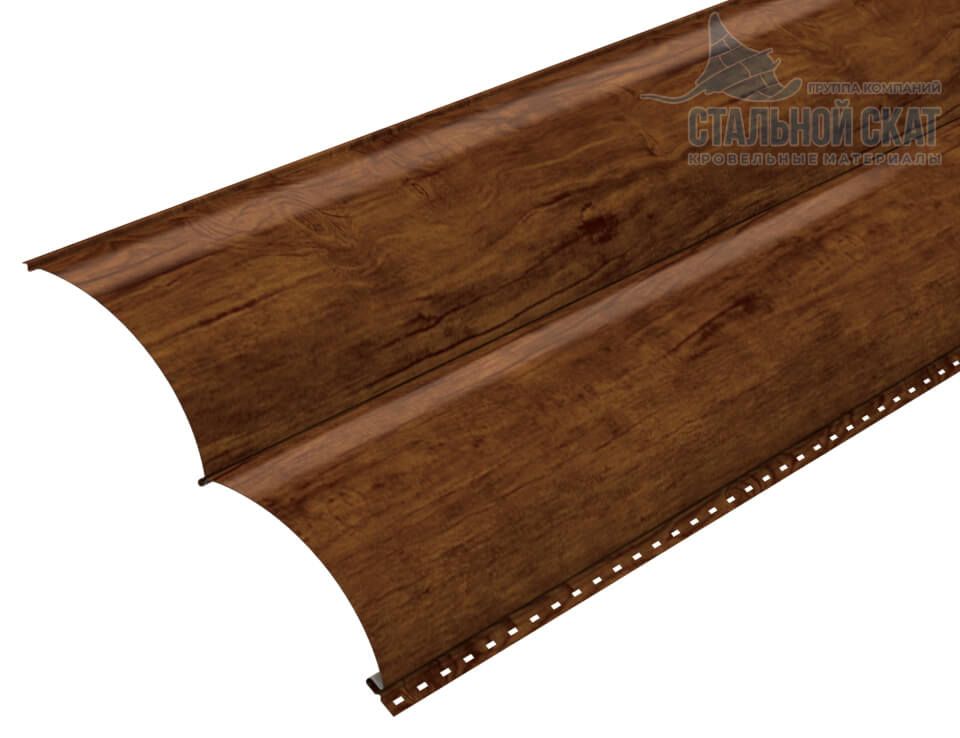 Сайдинг Woodstock-28х330 (ECOSTEEL-01-Мореный Дуб-0.5)